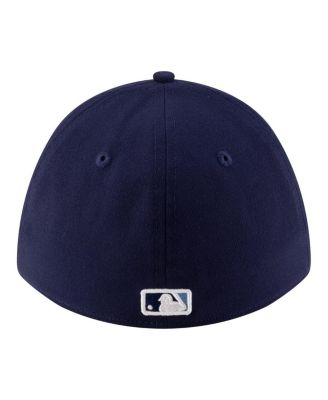 Men's Navy Tampa Bay Rays Alternate Player Replica 39THIRTY M-Crown Flex Hat