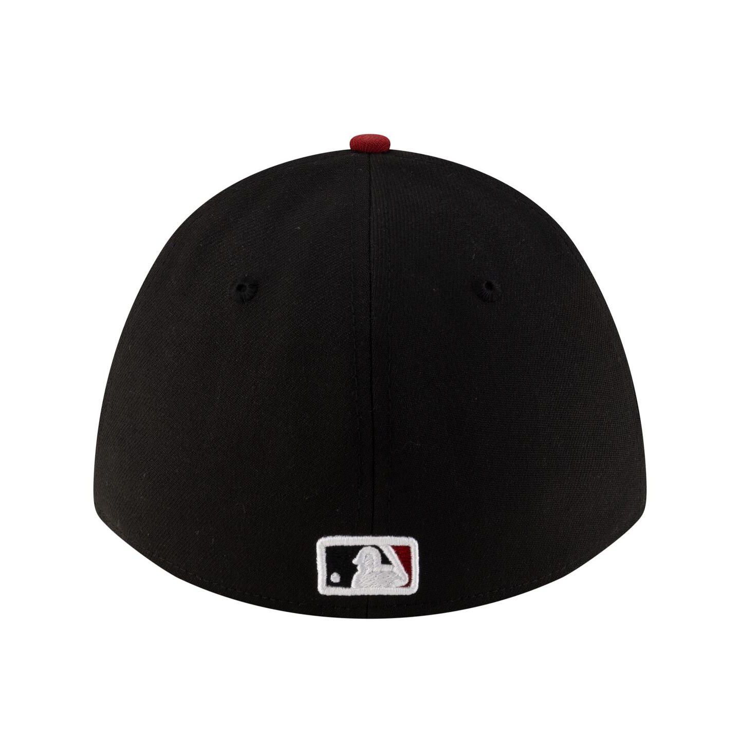 Мужская кепка New Era Black Arizona Diamondbacks Player Replica 39THIRTY M-Crown Flex Hat — фото 4