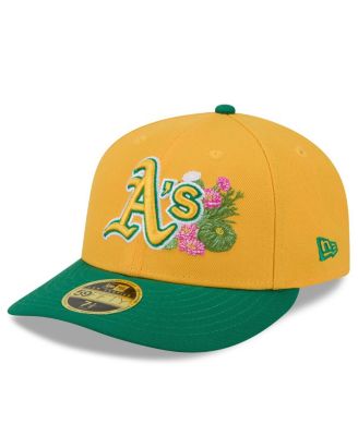 Men's Gold/Green Athletics 2026 Spring Training Low Profile 59FIFTY Fitted Hat