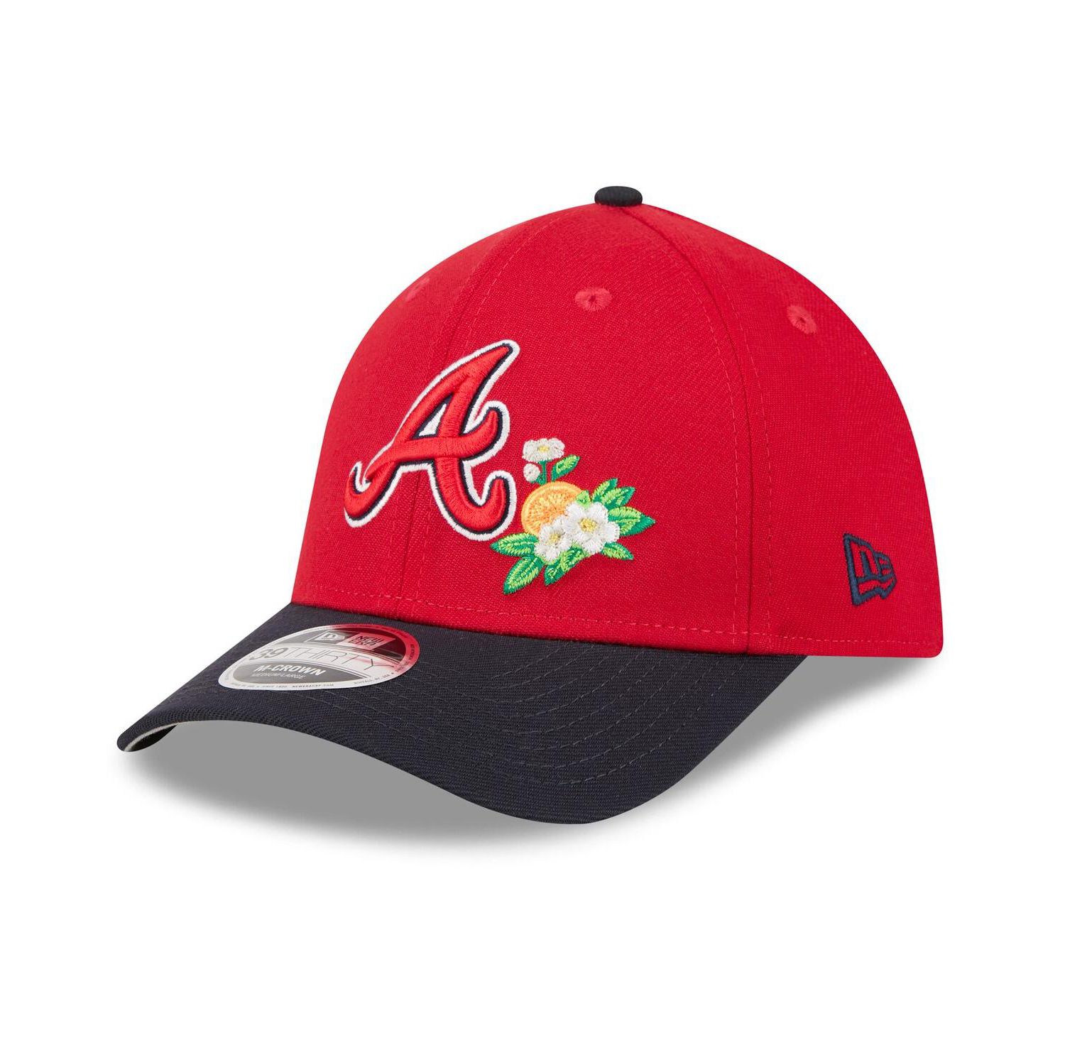 Men's Red/Navy Atlanta Braves 2026 Spring Training M-Crown 39THIRTY Flex Hat