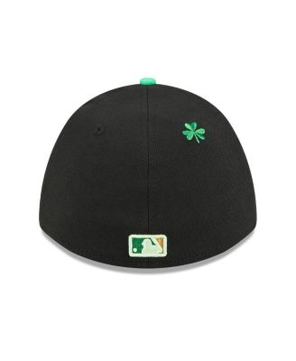 Men's Black Minnesota Twins 2026 St. Patrick's Day 39THIRTY Flex Hat