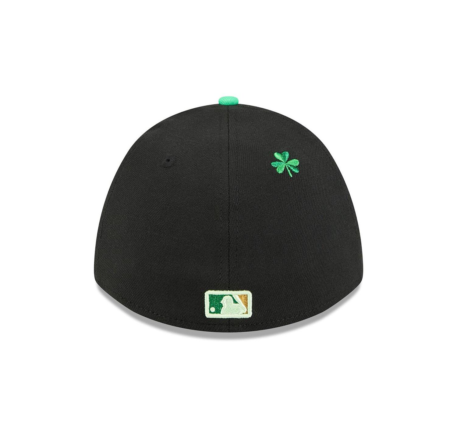 Men's Black Minnesota Twins 2026 St. Patrick's Day 39THIRTY Flex Hat