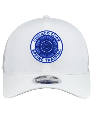 Men's White Chicago Cubs 2026 Spring Training Fan Pack 9SEVENTY Adjustable Trucker Hat