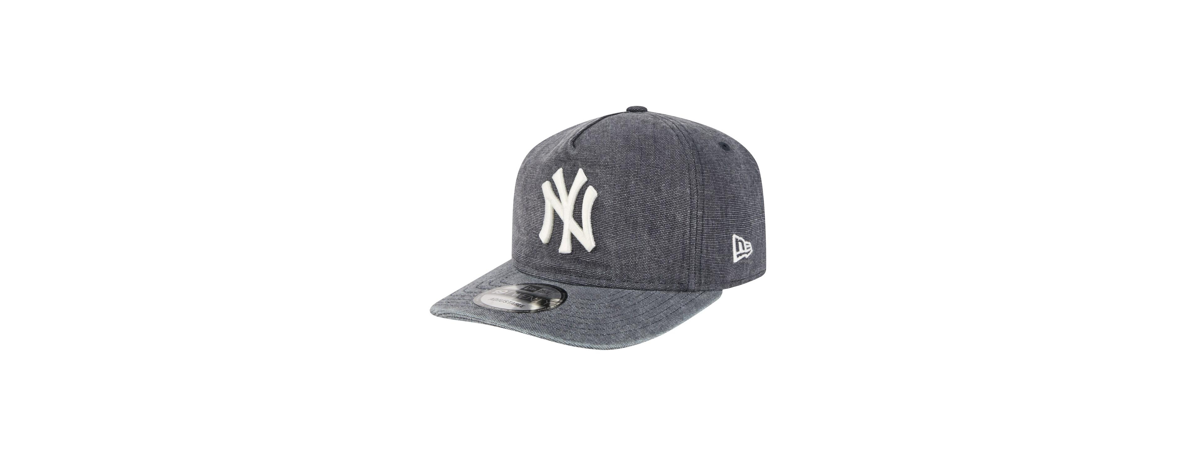 New Era Men's Navy Heather New York Yankees Denim Classic 19TWENTY Adjustable Hat