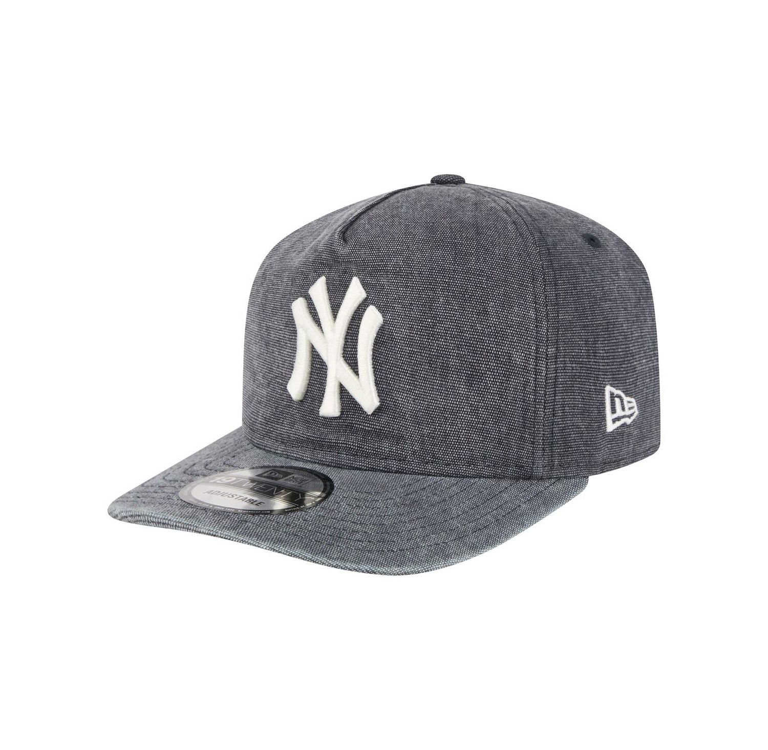 Men's Navy Heather New York Yankees Denim Classic 19TWENTY Adjustable Hat
