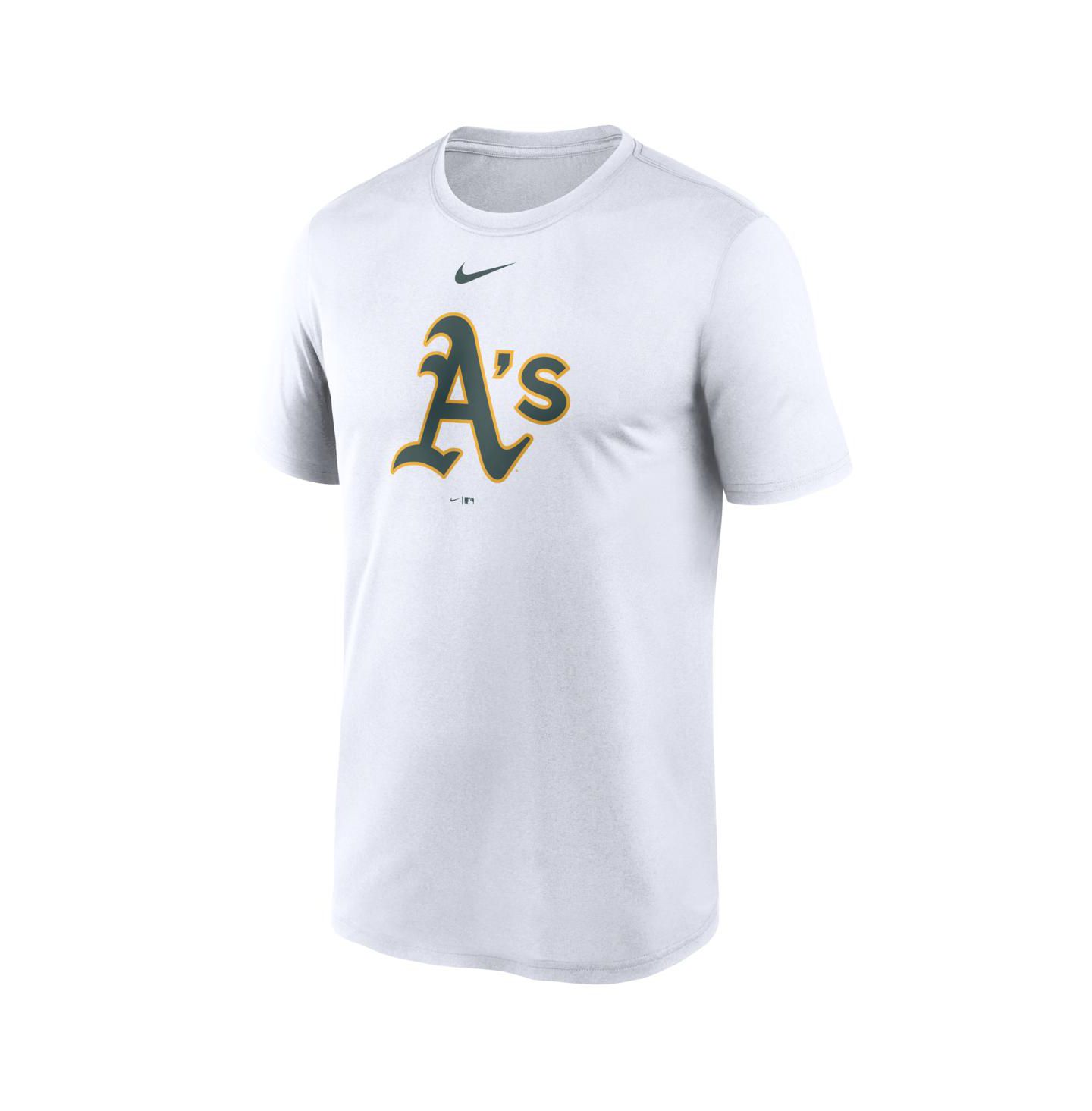 Мужская футболка Nike White Athletics New Legend Dri-FIT — фото 2