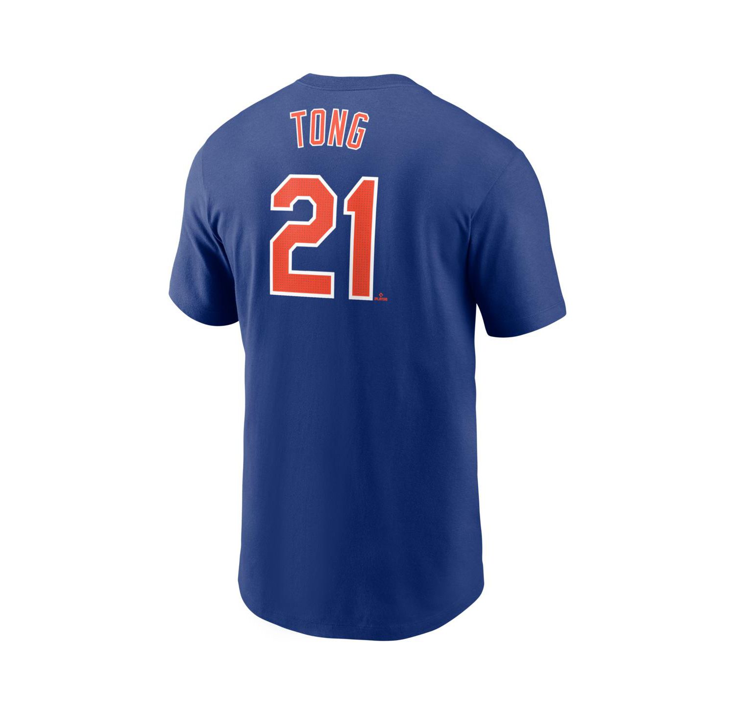 Men's Jonah Tong Royal New York Mets Fuse Name & Number T-Shirt