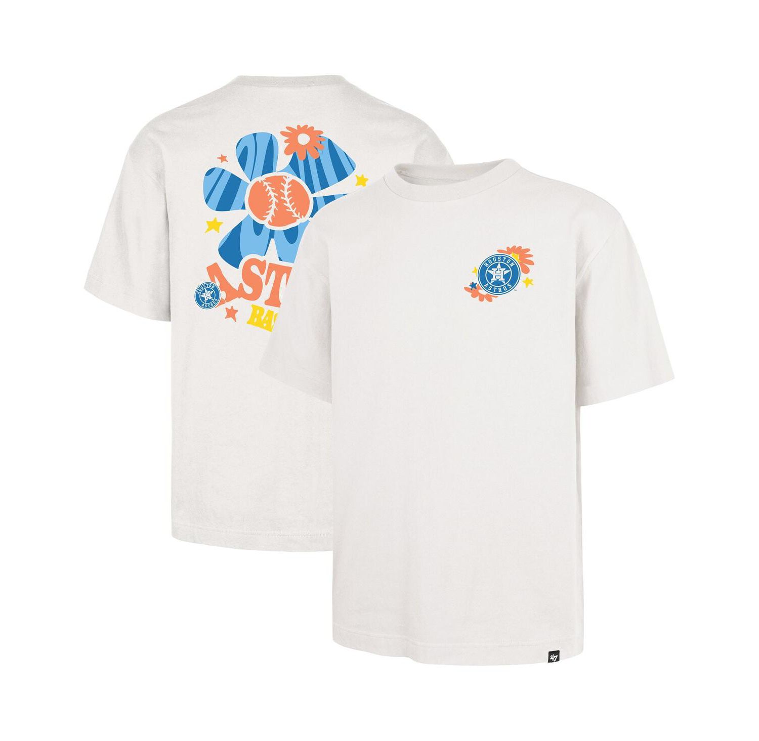 Men's Cream Houston Astros Flora Foundation T-Shirt