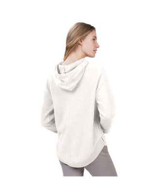 Women's Cream Los Angeles Dodgers Ice Cream Angel Raglan Fleece Hoodie