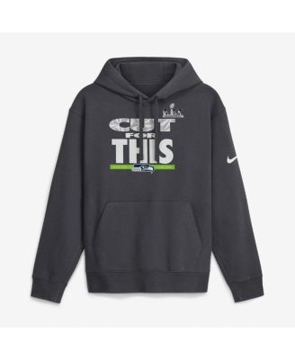 Men's Anthracite Seattle Seahawks Super Bowl LX Champions Pickoff Move Parade Club Fleece Hoodie