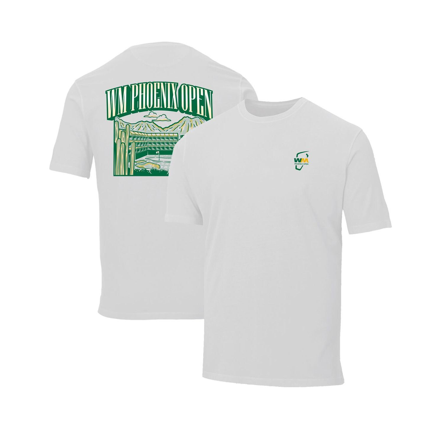Men's and Women's White WM Phoenix Open 16 Stadium Chapman T-Shirt