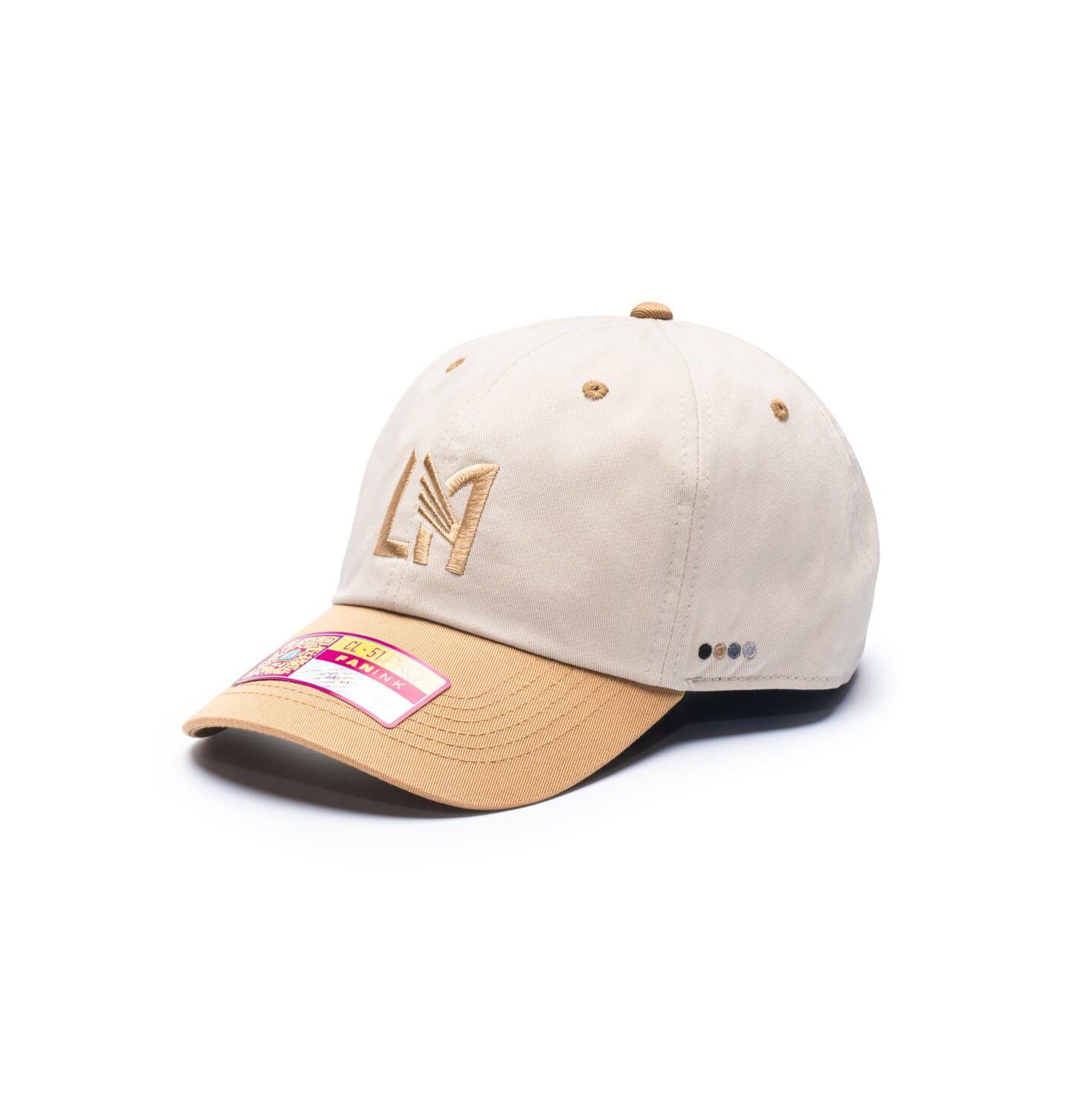 Кепка Fan Ink Tan/Gold Lafc Ocean Drive Adjustable Hat — фото 3