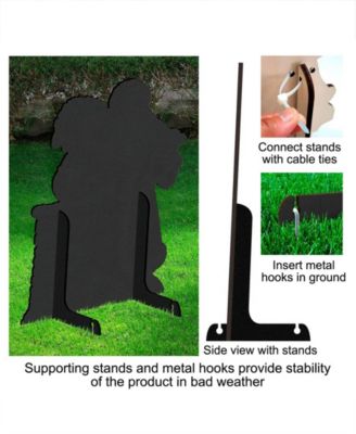 Whale Tail Free Standing Garden Decor