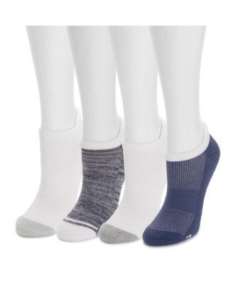 Women's Dream Step Sporty Low Cut Ankle Socks, 4 Pair Pack