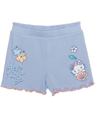 Girls' 2T-6X Hello Kitty Short-Sleeve T-Shirt and Shorts, 2-Piece Set