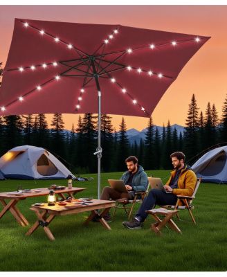 Sun Umbrella Solar Umbrella,Lighted Patio Umbrella
