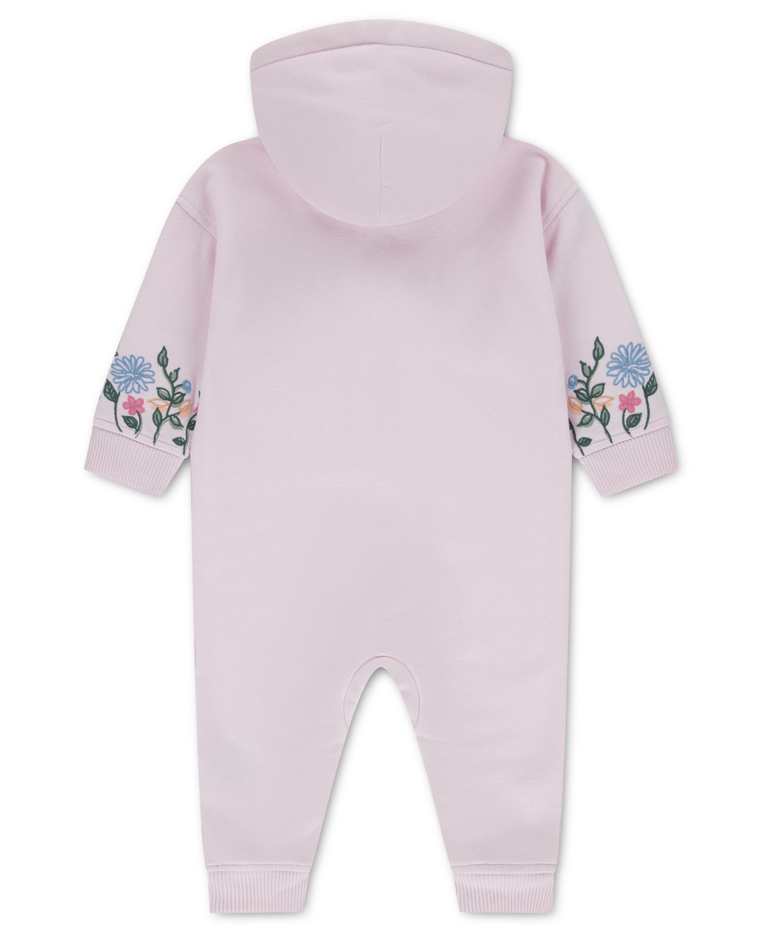 Baby Girls' Floral Hooded Coverall