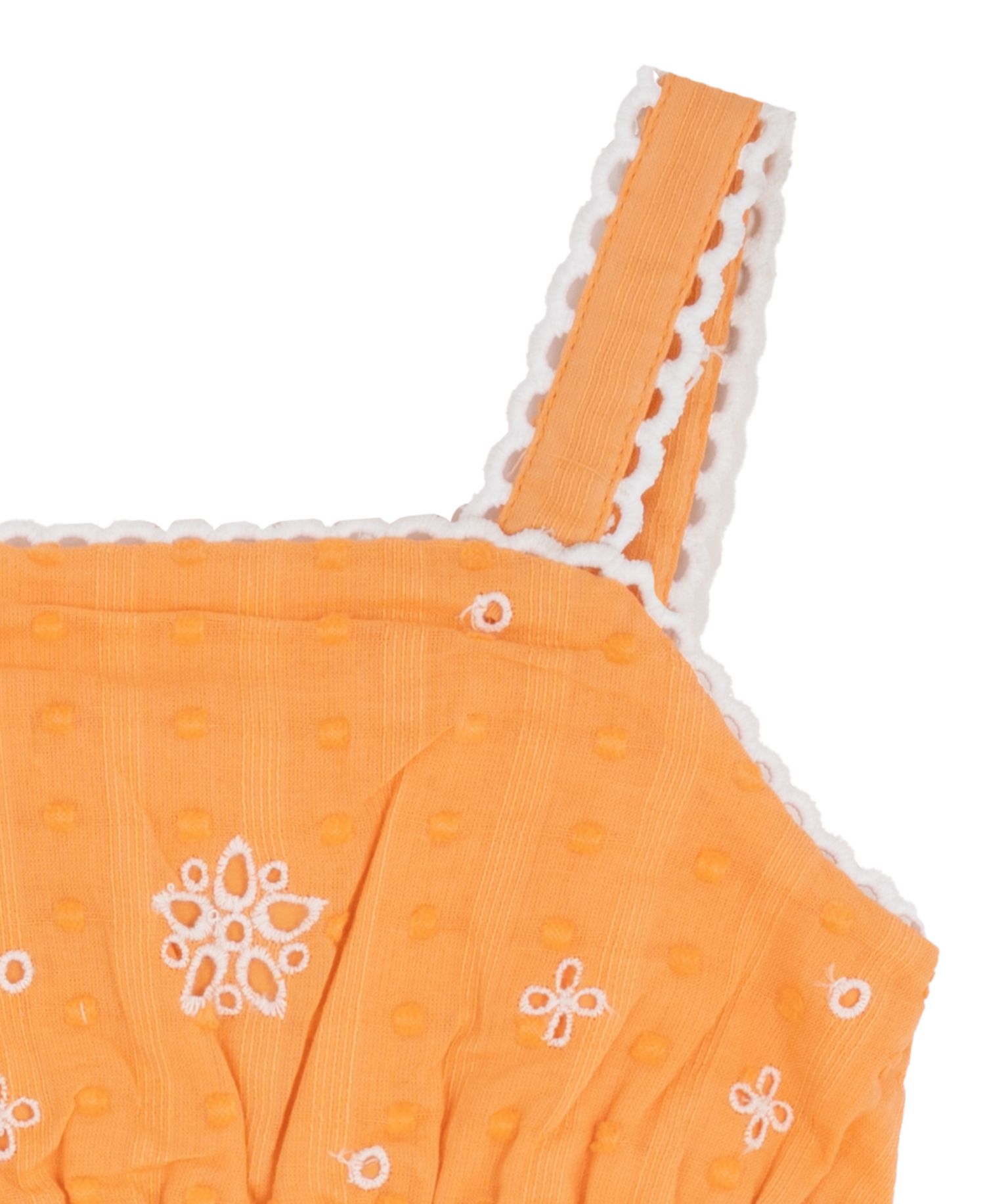 Baby Girls' Sleeveless Eyelet Tank Top and Skort, 2-Piece Set