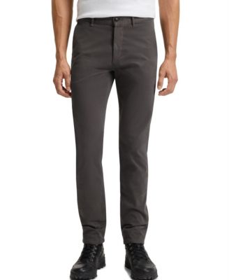 Men's Stretch-Cotton Satin Slim-Fit Chinos