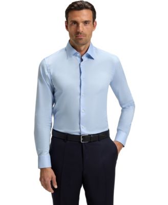 Men's Easy-Iron Slim-Fit Dress Shirt