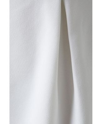 Women's Bow Back Bandeau Bridal Mini Dress