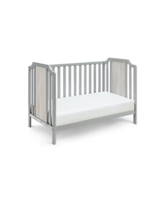 3in1 Convertible Island Crib Traditional Contemporary Style Dual Tone Finish for Baby Nursery