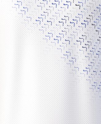 Men's Asymmetrical Print Golf Polo Shirt