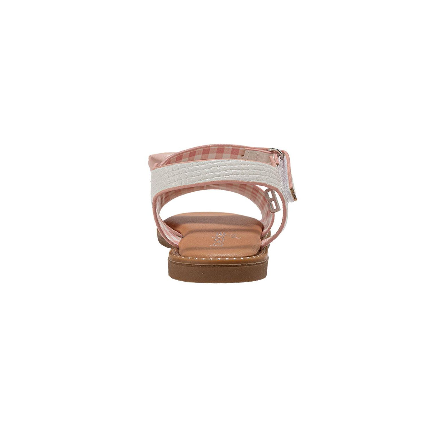 Little Girls Sandals Cute Fashion Flat Sandals and Summer Shoes with Ankle Strap