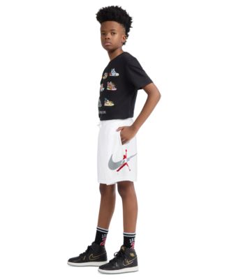 Boys' 8-20 Graphic Varsity-Style Mesh Shorts