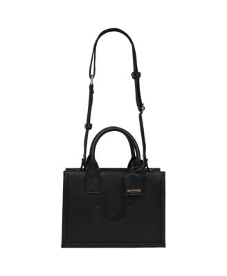 Debossed Logo Modern Tote with Removable Shoulder Strap