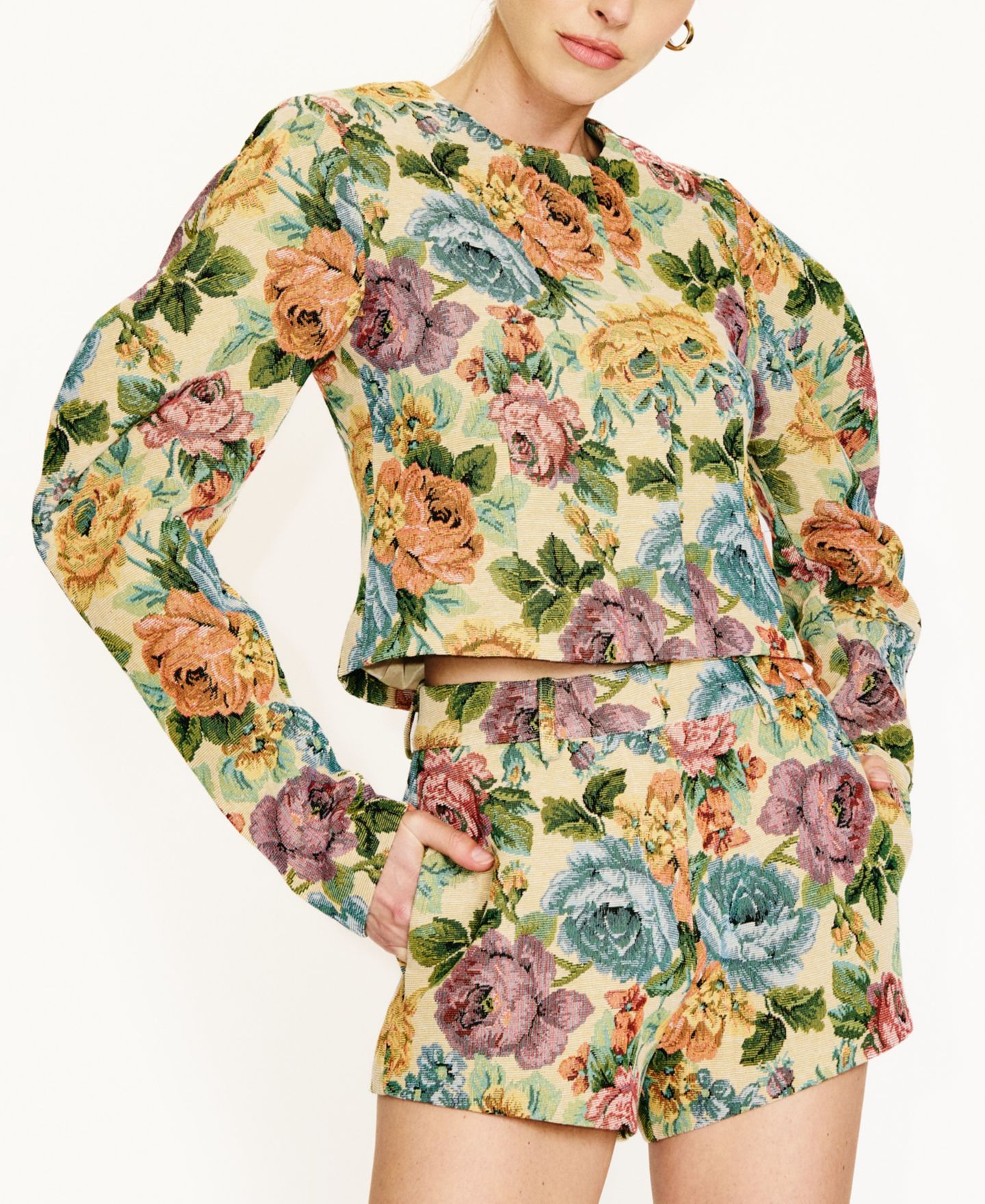 Женская куртка Line & Dot Cambria Floral Zipper-Front — фото 1