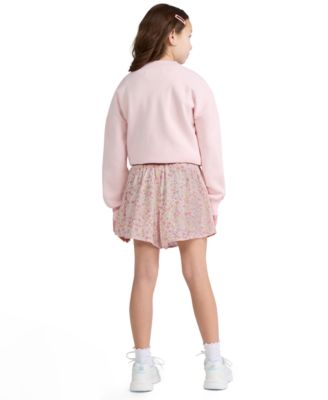 Girls' YPB Pull-On Floral Flared Shorts