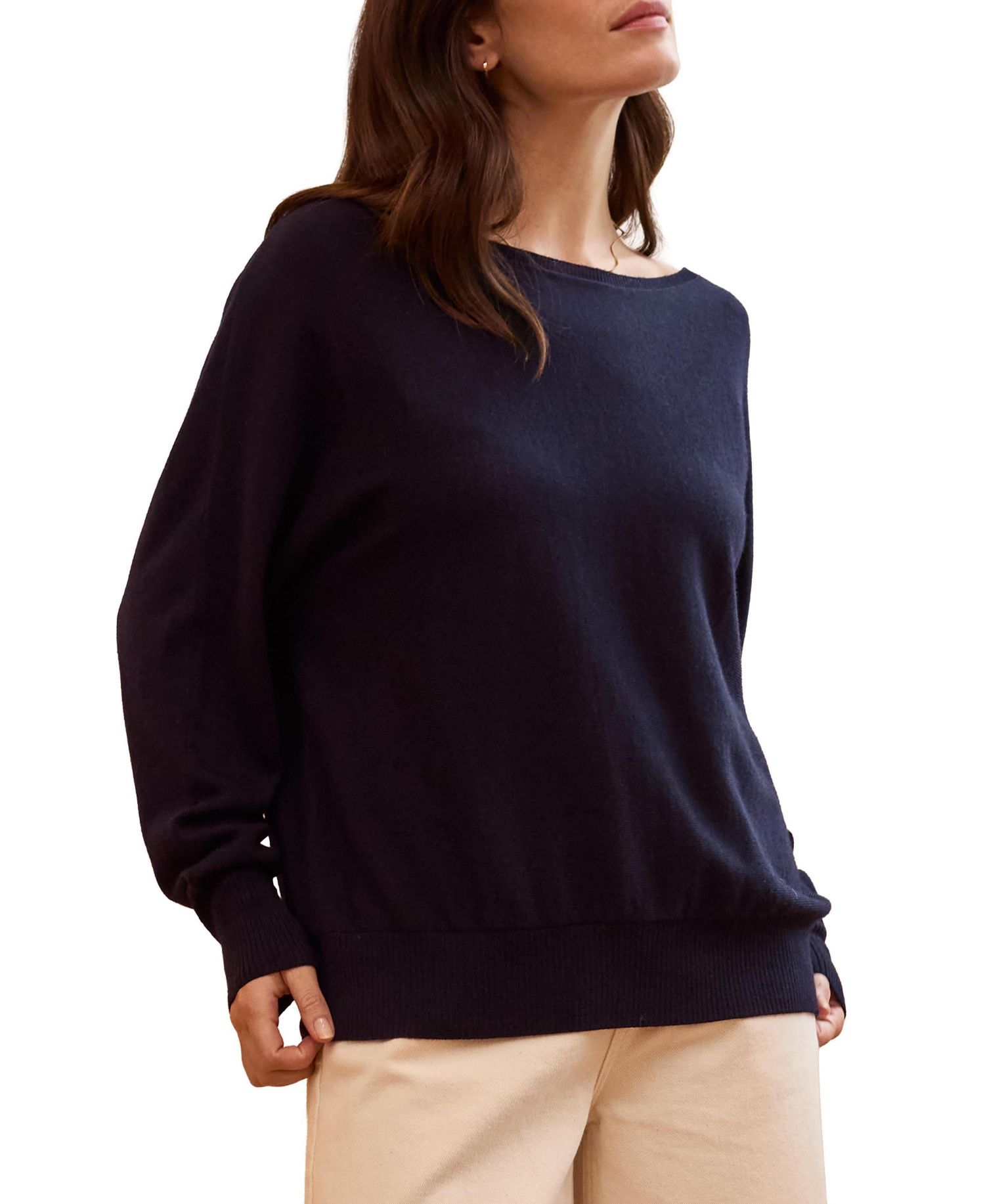 Women's Fine Knit Merino Relaxed Sweater