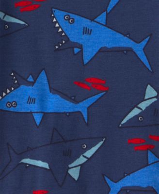 Baby Boys' Short-Sleeve T-Shirt and Shorts Sleep & Play, 4-Piece Set