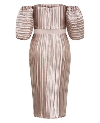 Women's Krista Pleat Midi Dress