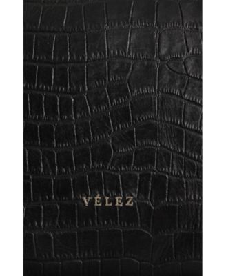 Embossed Leather Backpack