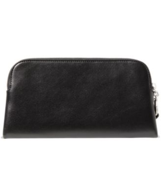 Halo Fine Grain Leather Zipper Wallet