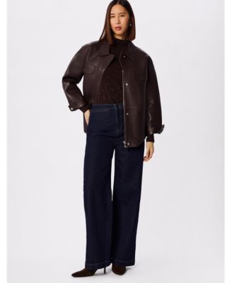 Women's Animal Roll Neck Top