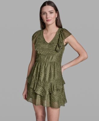 BCBG Women's Ruffle Dresses | Macy's