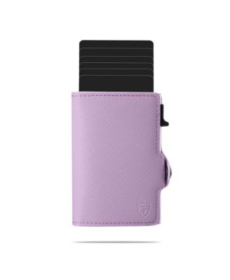 RFID Pop Up Wallet for Women – Slim Minimalist Credit Card Holder (4-6 Card Capacity) – Aluminum Metal Case with RFID Blocking Security Travel Wallet