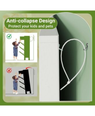 Shoe Storage Cabinet with 3 Flip Drawers Entry Rack with Iron Legs Fluted Organizer Entryway