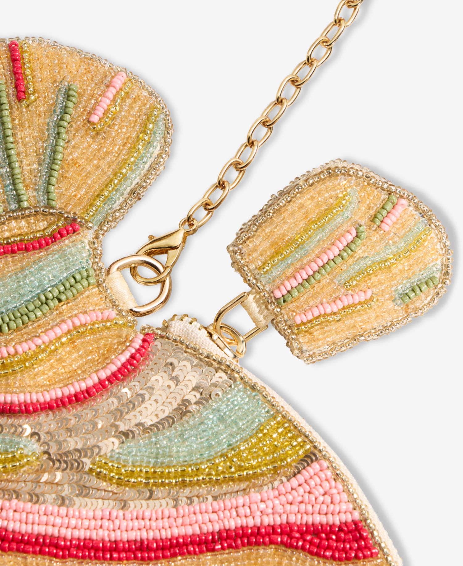 Beaded Fish Crossbody Bag