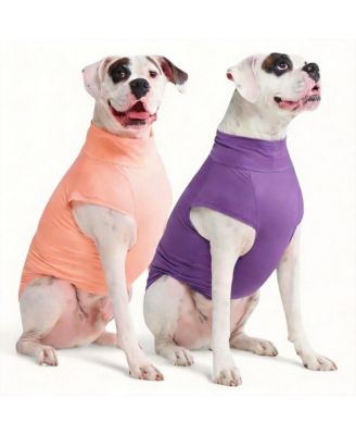 Aronkl Uv Protection Spf 30 Breathable Quick Dry Dog T Shirt - Peach mint