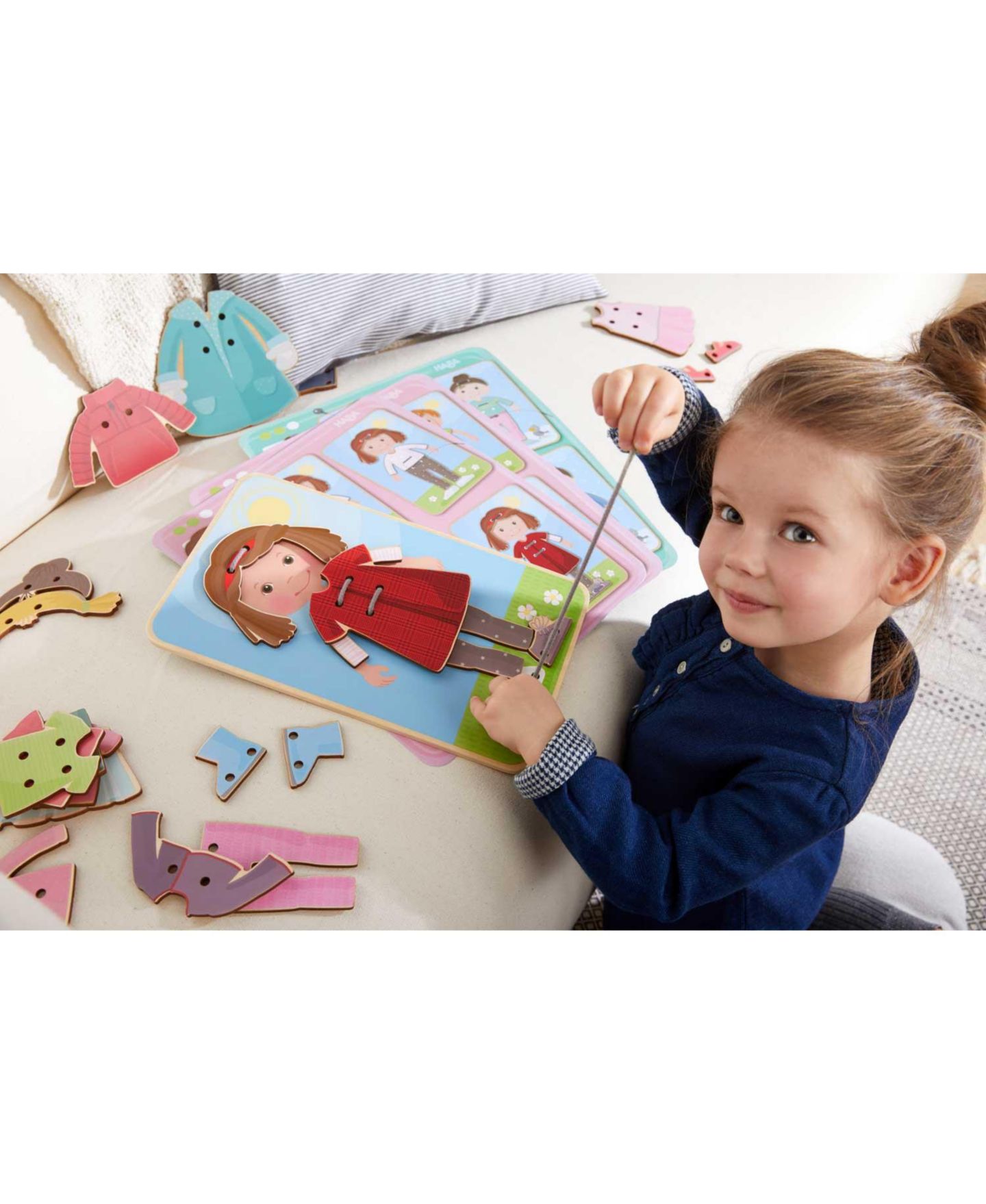 Детские игрушки Haba Dress Me Threading Game, Ages 3+ — фото 6