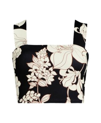 Women's Square Neck Midkini Top