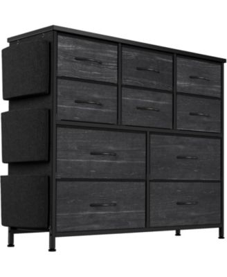 12 Drawer Dresser with Fabric Bins,Fabric Storage Tower,Closet Organizers and Storage for Bedroom,Hallway&Entryway.