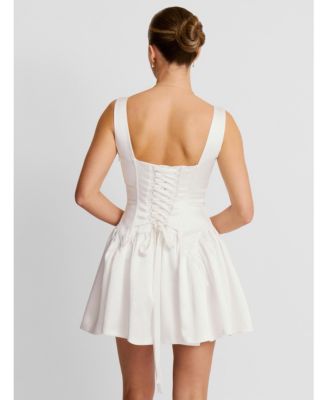 Women's Scoop Neck Sleeveless Skater Mini Dress