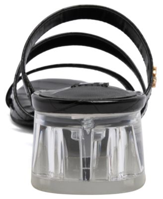 Women's Unika Lucite Block Heel Dress Sandals