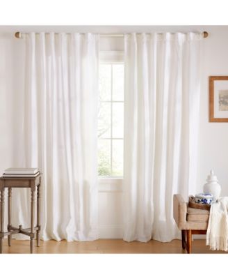 Jenkins Light Filtering, Back Tab and Rod Pocket Single Curtain Panel