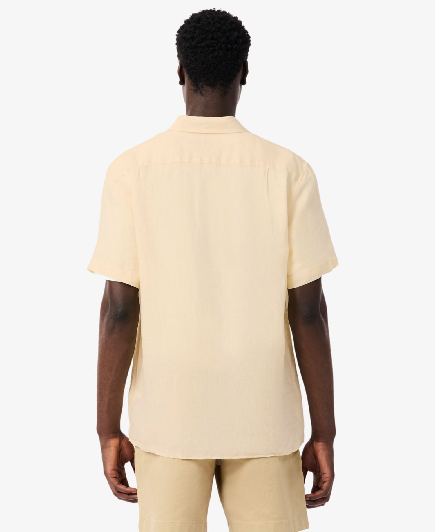 Men's Regular-Fit Logo Linen Shirt